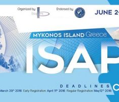 ISAPS Course | Mykanos – Greece – June 2016